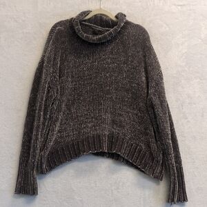 Chelsea & Theodore Women's Gray Chunky Knit Oversized Sweater‎ Size XL